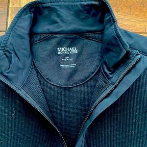 Michael Kors top.  Zip up collar